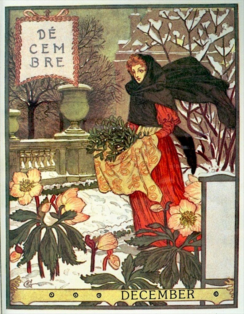 Garden art for December Grasset Belle jardiniere art nouveau