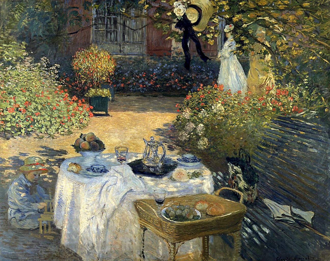 share a summer garden lunch with Monet