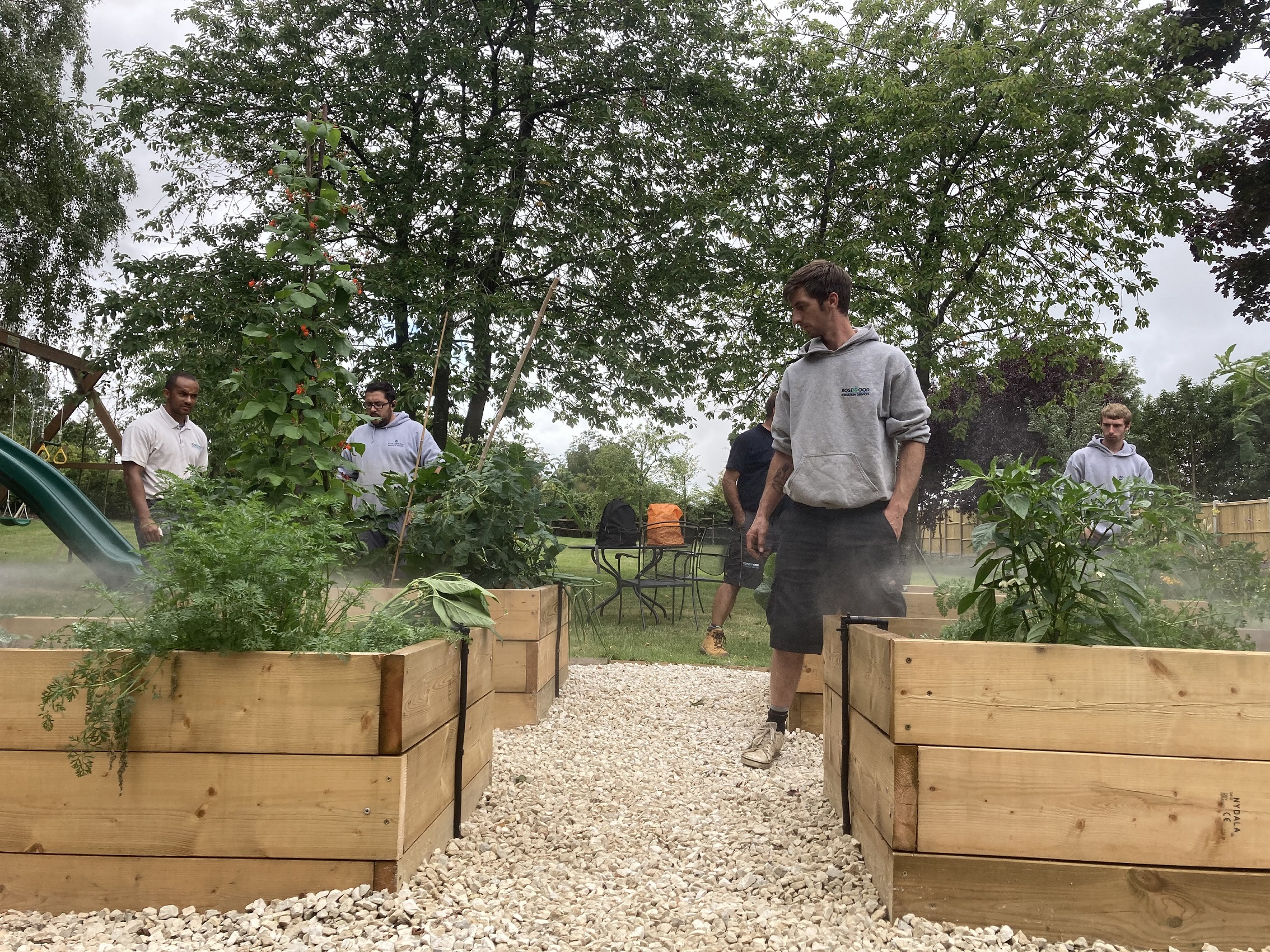 irrigate your vegetables - Rosewood can help you get a better crop