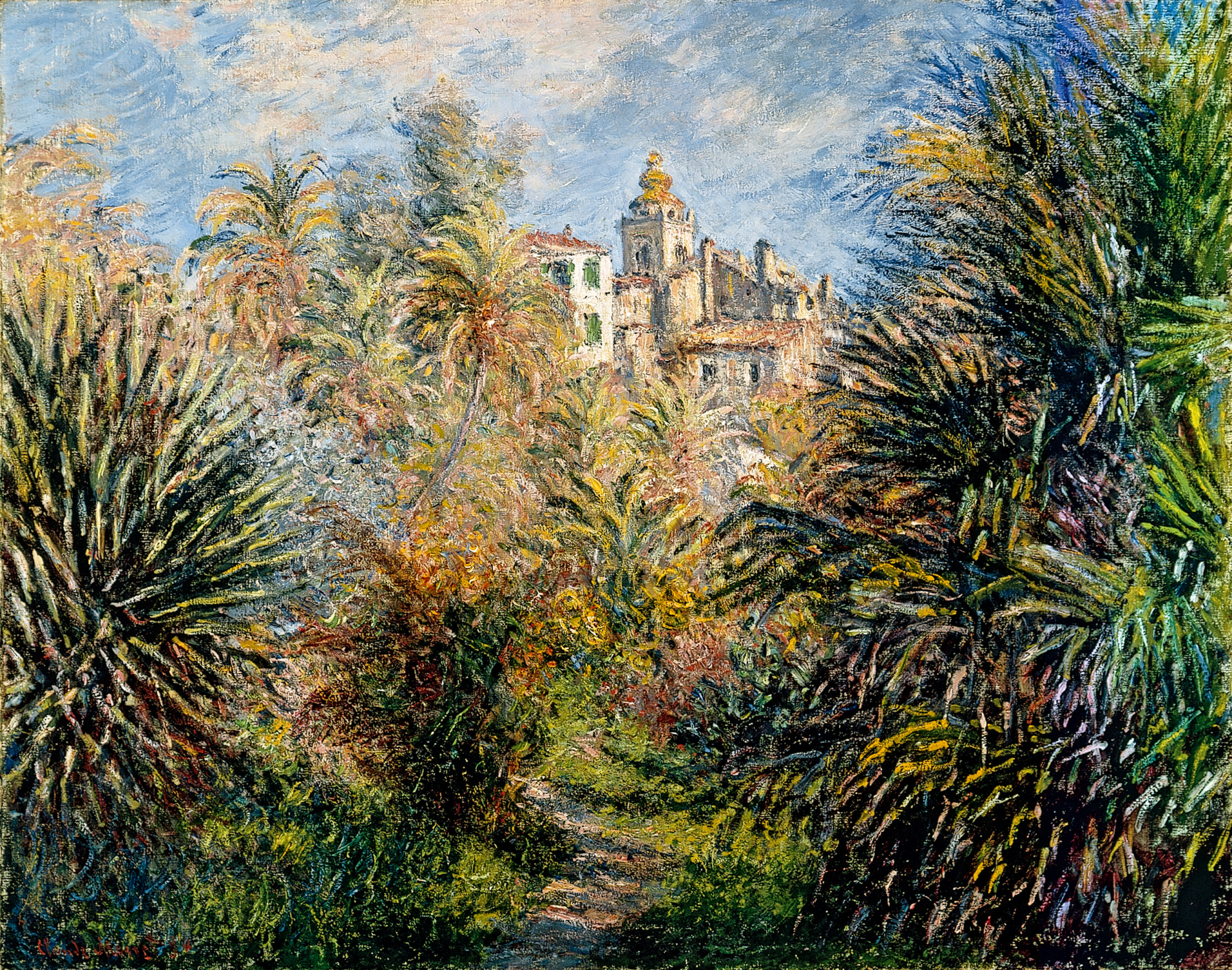 Garden art for August by Monet
