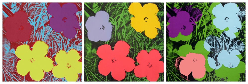 flowers by andy warhol - Rosewood shares flower art for January 2021