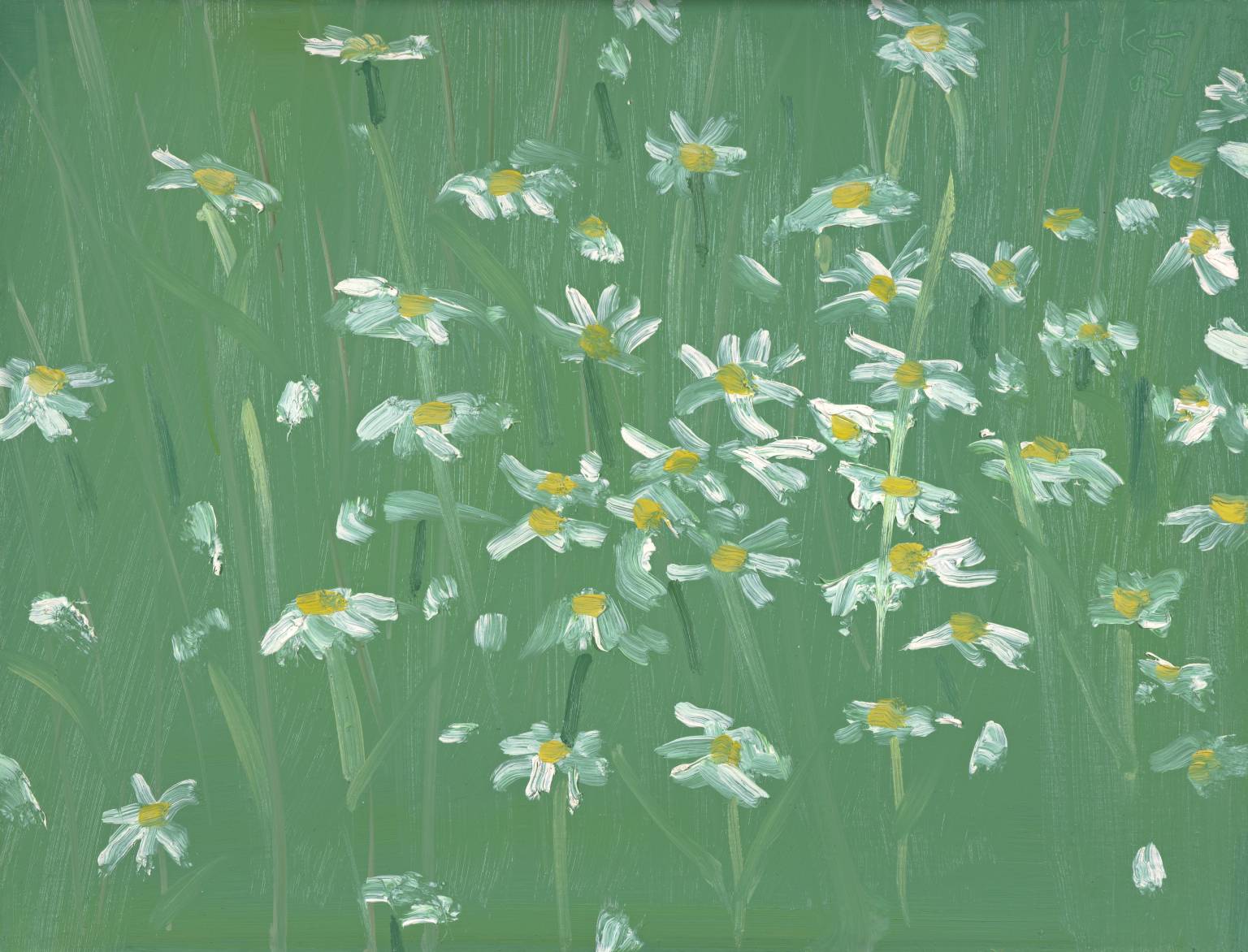 Daisies #2 by Alex Katz - Rosewood's April flower art