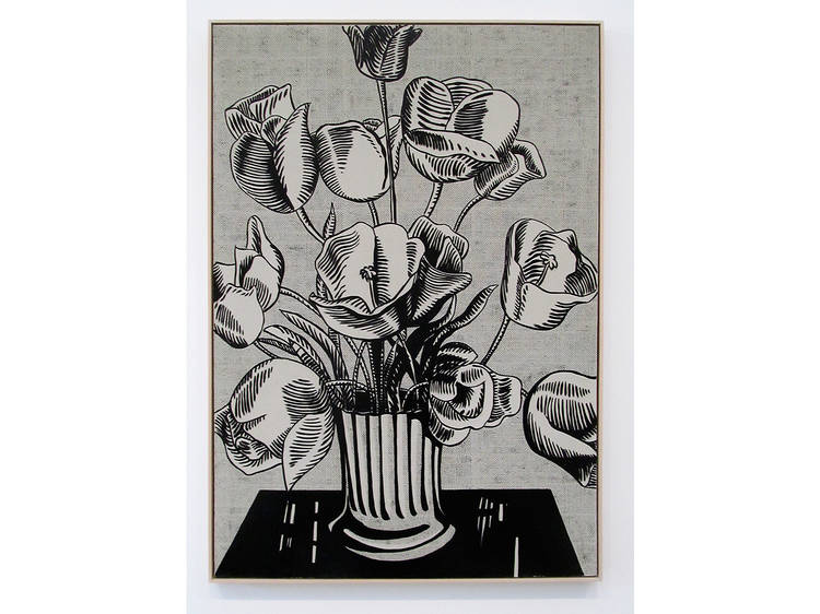 Black Flowers by Roy Lichtenstein