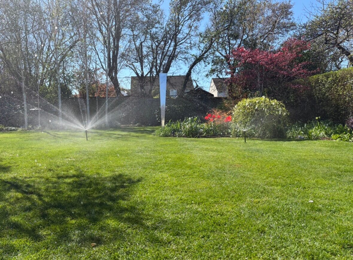 Summer irrigation helping gardens thrive